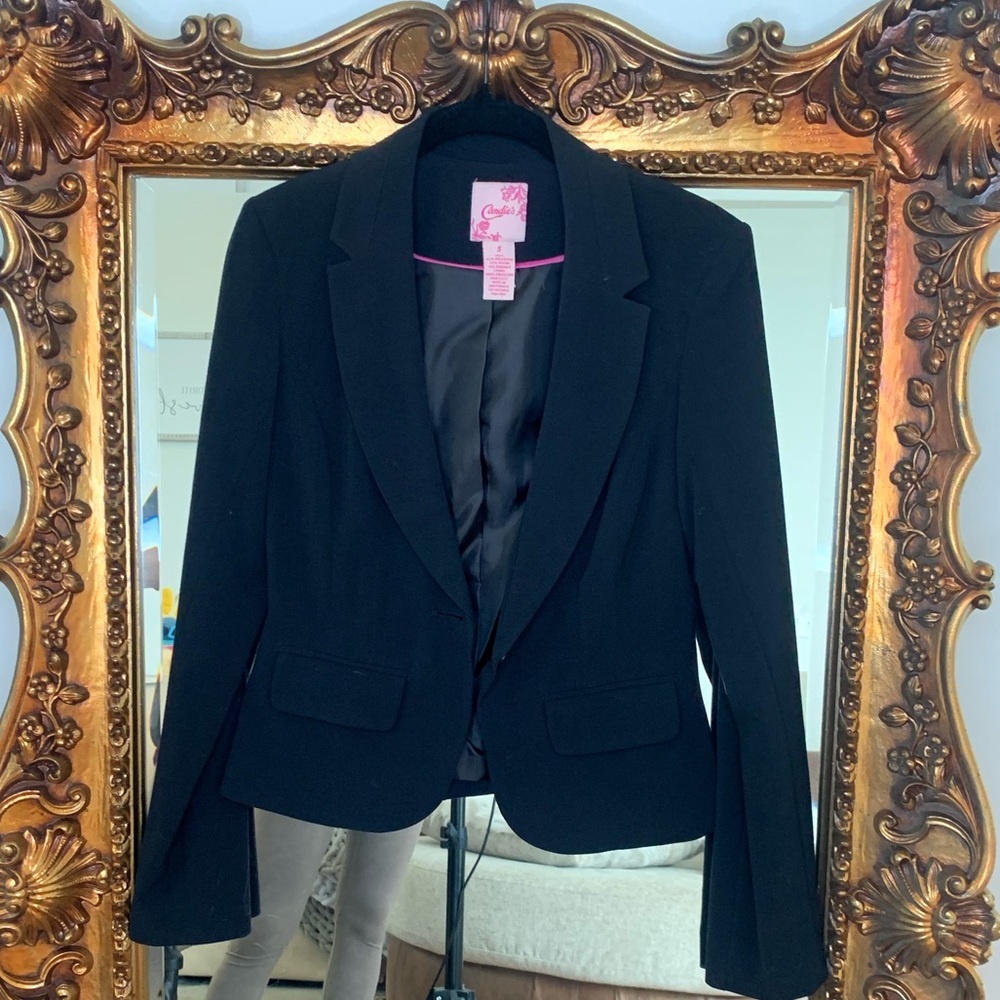Fitted single breasted blazer